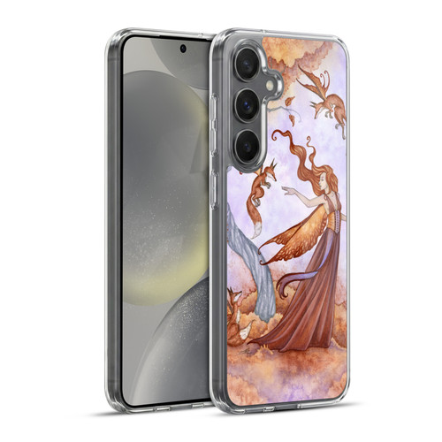 Amy Brown Lovely Fairies Autumn Companion Soft Gel Case for Samsung Galaxy S24+ 5G & MagSafe