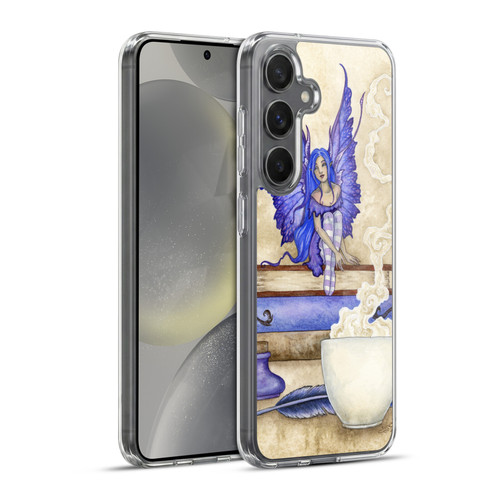 Amy Brown Lovely Fairies Blue Pixie Soft Gel Case for Samsung Galaxy S24+ 5G & MagSafe