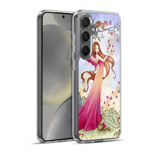 Amy Brown Lovely Fairies Butterfly Magic Soft Gel Case for Samsung Galaxy S24+ 5G & MagSafe