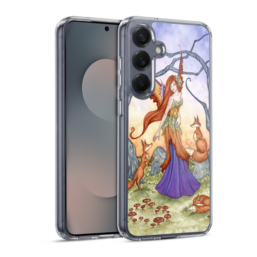 Amy Brown Lovely Fairies Foxy Fairy Soft Gel Case for Samsung Galaxy S25 & MagSafe