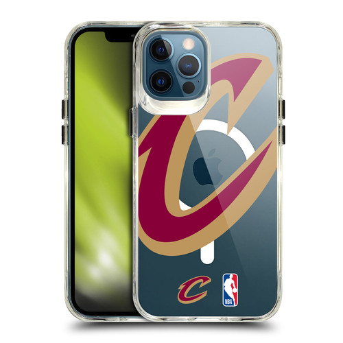 NBA Cleveland Cavaliers Logo Oversized Text SHOCKPROOF BUMPER CASE COMPATIBLE WITH Apple iPhone 12 Pro Max & MAGSAFE