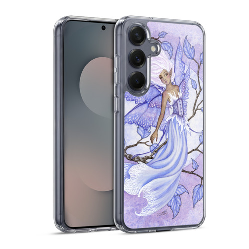 Amy Brown Lovely Fairies Dreaming In Lavender Soft Gel Case for Samsung Galaxy S25 & MagSafe