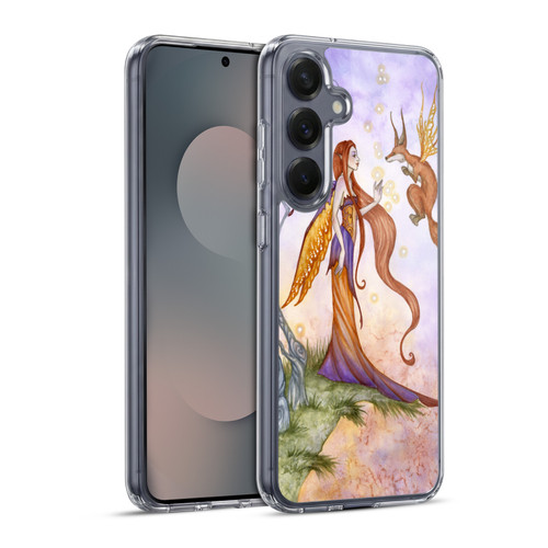 Amy Brown Lovely Fairies Cliffside Talks Soft Gel Case for Samsung Galaxy S25+ & MagSafe