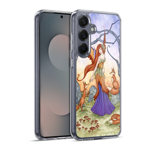 Amy Brown Lovely Fairies Foxy Fairy Soft Gel Case for Samsung Galaxy S25+ & MagSafe