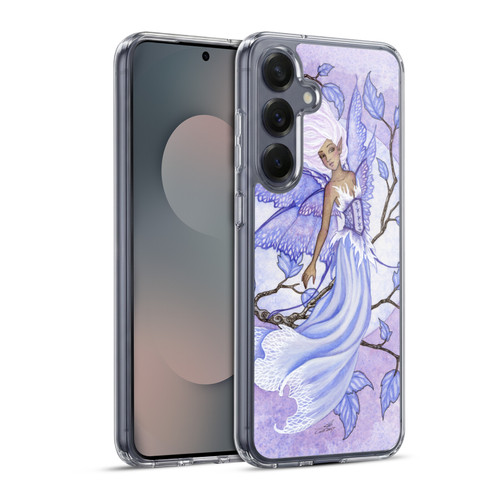 Amy Brown Lovely Fairies Dreaming In Lavender Soft Gel Case for Samsung Galaxy S25+ & MagSafe