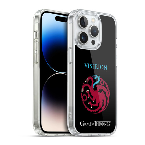 HBO Game of Thrones Graphics Dragon Viserion Soft Gel Case for Apple iPhone 13 Pro & MagSafe