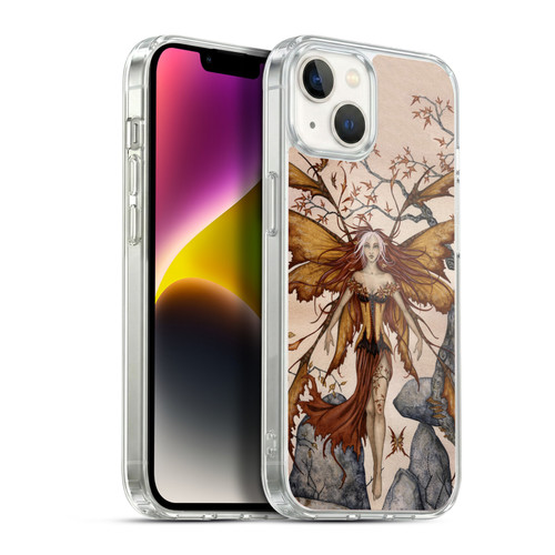 Amy Brown Pixies Autumn Soft Gel Case for Apple iPhone 14 Plus & MagSafe