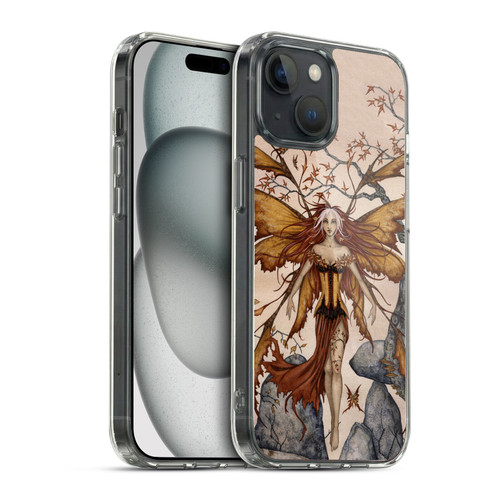 Amy Brown Pixies Autumn Soft Gel Case for Apple iPhone 15 & MagSafe