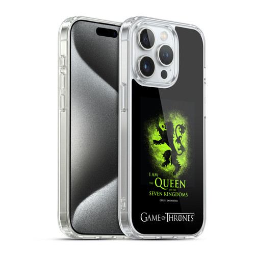 HBO Game of Thrones Graphics Queen Cersei Soft Gel Case for Apple iPhone 15 Pro & MagSafe