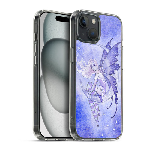 Amy Brown Pixies Moon Fae Soft Gel Case for Apple iPhone 15 Plus & MagSafe