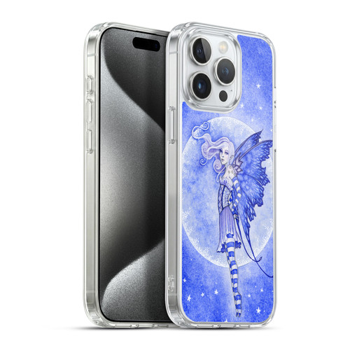 Amy Brown Pixies The Moon And Stars Soft Gel Case for Apple iPhone 15 Pro Max & MagSafe