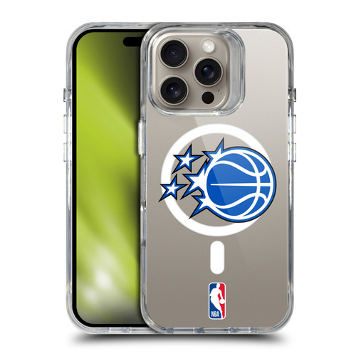 NBA Orlando Magic Logo Blue Ball SHOCKPROOF BUMPER CASE COMPATIBLE WITH Apple iPhone 16 Pro & MAGSAFE