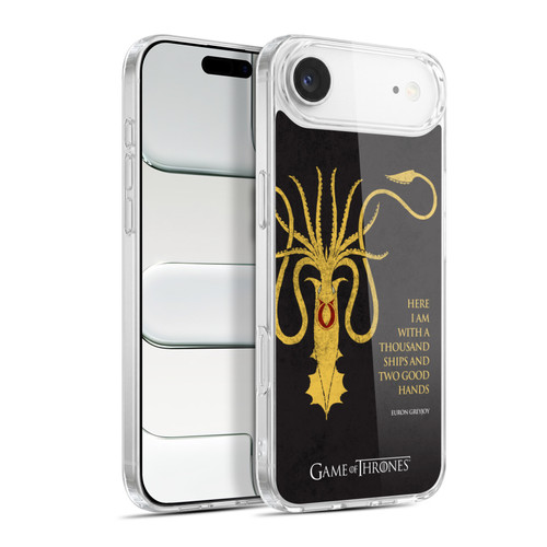 HBO Game of Thrones Graphics Euron Greyjoy Kraken Soft Gel Case for Apple iPhone 17 Air
