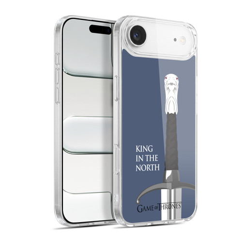 HBO Game of Thrones Graphics Longclaw King North Soft Gel Case for Apple iPhone 17 Air