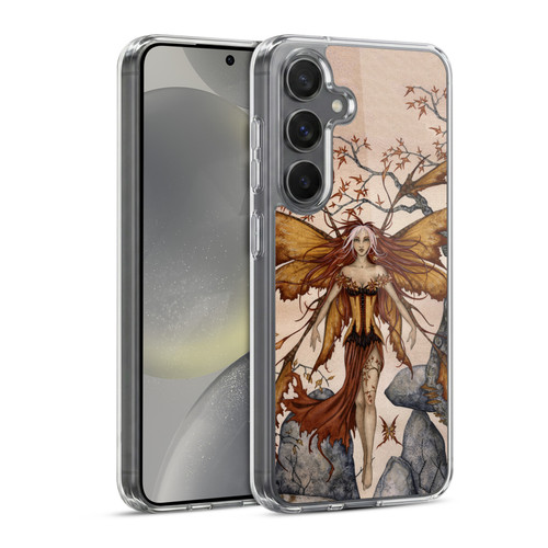Amy Brown Pixies Autumn Soft Gel Case for Samsung Galaxy S24 5G & MagSafe