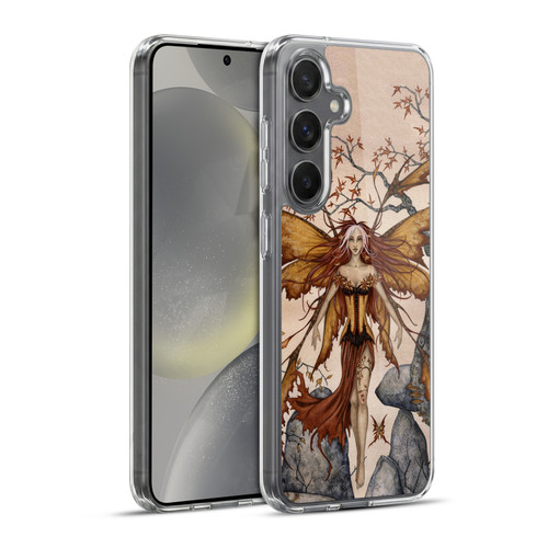 Amy Brown Pixies Autumn Soft Gel Case for Samsung Galaxy S24+ 5G & MagSafe