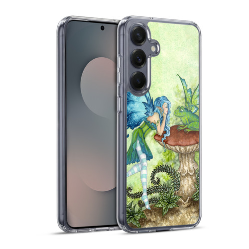 Amy Brown Pixies Frog Gossip Soft Gel Case for Samsung Galaxy S25+ & MagSafe
