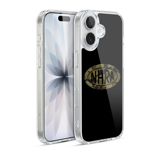 National Hot Rod Association Graphics Camouflage Logo Soft Gel Case for Apple iPhone 17