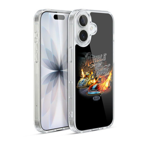 National Hot Rod Association Graphics Rumble On The Track Soft Gel Case for Apple iPhone 17