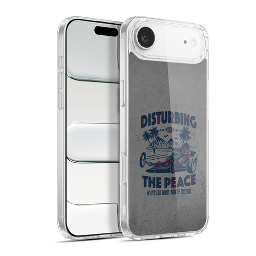 National Hot Rod Association Graphics Drag Peace Soft Gel Case for Apple iPhone 17 Air