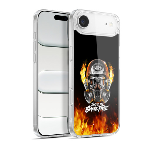 National Hot Rod Association Graphics Game Face Helmet Soft Gel Case for Apple iPhone 17 Air