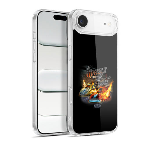 National Hot Rod Association Graphics Rumble On The Track Soft Gel Case for Apple iPhone 17 Air