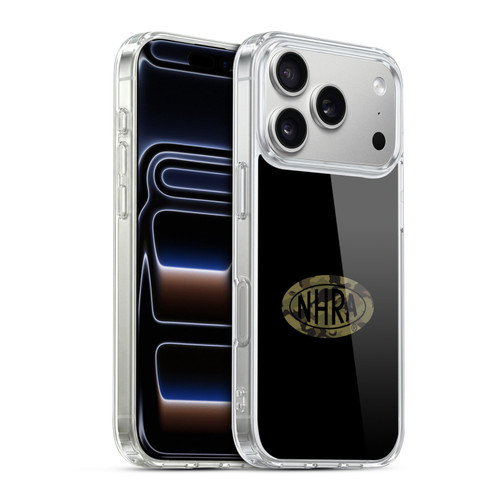 National Hot Rod Association Graphics Camouflage Logo Soft Gel Case for Apple iPhone 17 Pro