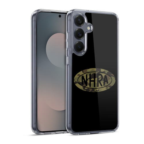 National Hot Rod Association Graphics Camouflage Logo Soft Gel Case for Samsung Galaxy S25 & MagSafe