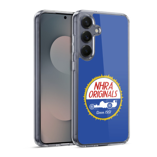 National Hot Rod Association Graphics Original Logo Soft Gel Case for Samsung Galaxy S25 & MagSafe