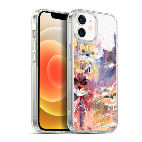 Wyanne Cat Four Kitties Soft Gel Case for Apple iPhone 12 / iPhone 12 Pro & MagSafe