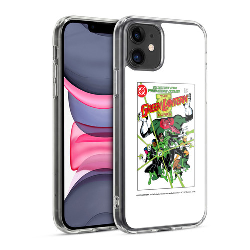 Green Lantern DC Comics Comic Book Covers Group 2 Soft Gel Case for Apple iPhone 11