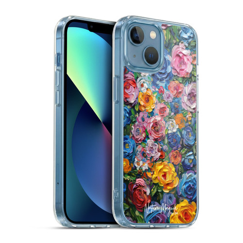 Nature Magick Paint Blobs Buds Soft Gel Case for Apple iPhone 13 Mini & MagSafe
