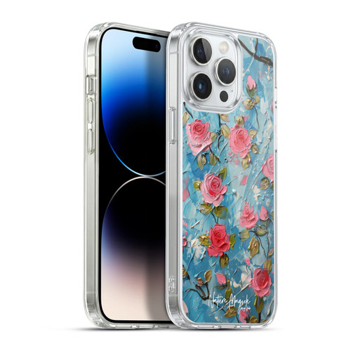 Nature Magick Paint Blobs Roses Soft Gel Case for Apple iPhone 13 Pro Max & MagSafe