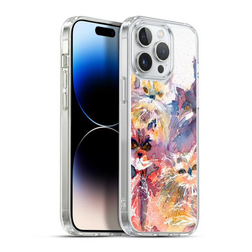 Wyanne Cat Four Kitties Soft Gel Case for Apple iPhone 13 Pro Max & MagSafe