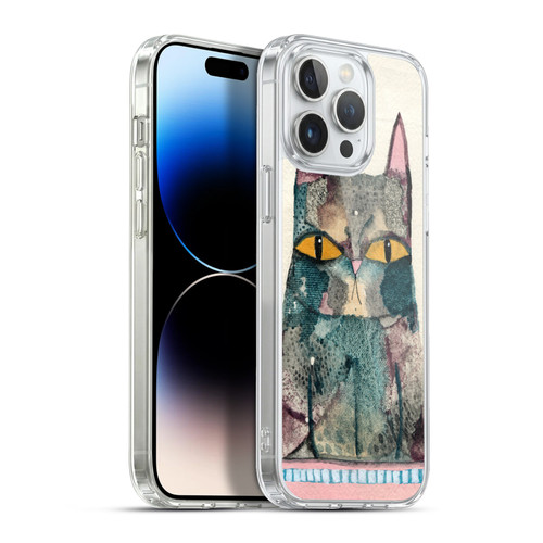 Wyanne Cat Kitty Painting Soft Gel Case for Apple iPhone 13 Pro Max & MagSafe
