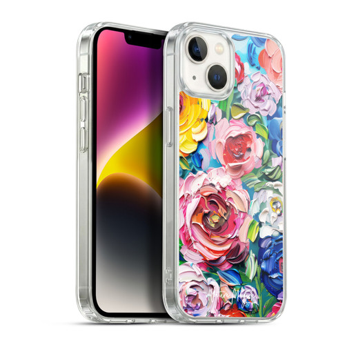 Nature Magick Paint Blobs Bloom Soft Gel Case for Apple iPhone 14 Plus & MagSafe