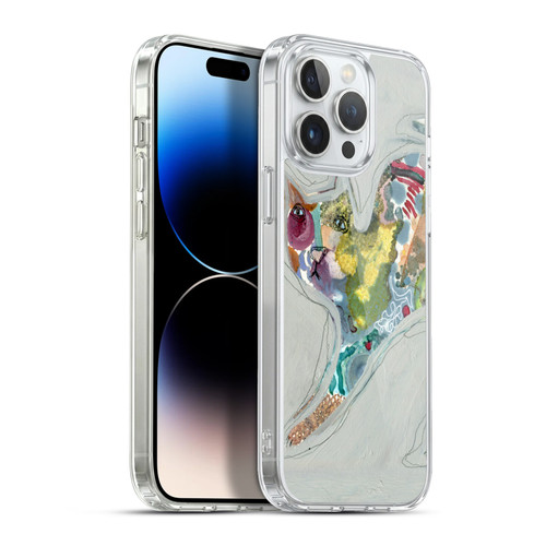 Wyanne Cat Abstract Kitty 2 Soft Gel Case for Apple iPhone 13 Pro Max & MagSafe