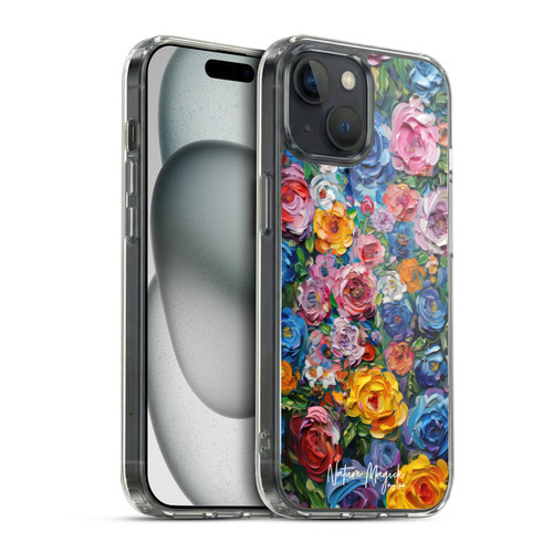 Nature Magick Paint Blobs Buds Soft Gel Case for Apple iPhone 15 & MagSafe