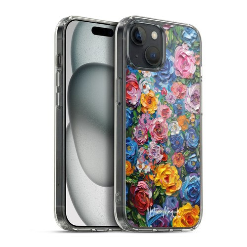 Nature Magick Paint Blobs Buds Soft Gel Case for Apple iPhone 15 Plus & MagSafe