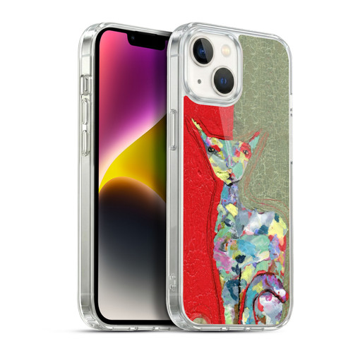 Wyanne Cat Three Cent Attitude Soft Gel Case for Apple iPhone 14