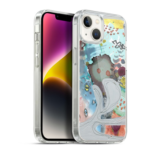 Wyanne Cat Abstract Kitty Soft Gel Case for Apple iPhone 14 Plus & MagSafe