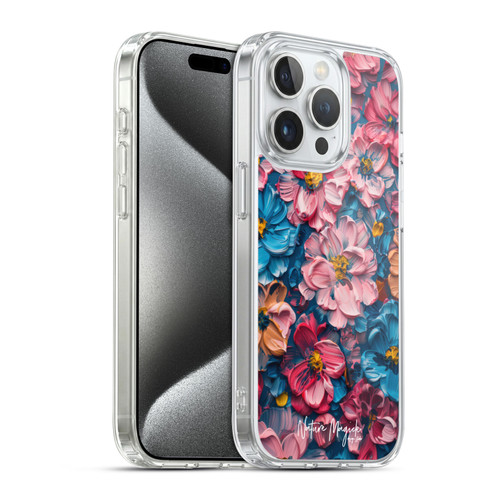 Nature Magick Paint Blobs Elegant Soft Gel Case for Apple iPhone 15 Pro & MagSafe