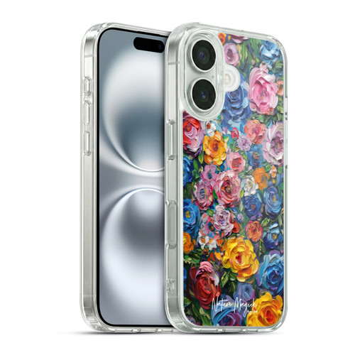 Nature Magick Paint Blobs Buds Soft Gel Case for Apple iPhone 16 & MagSafe