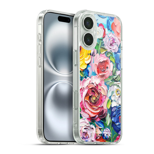 Nature Magick Paint Blobs Bloom Soft Gel Case for Apple iPhone 16 Plus & MagSafe