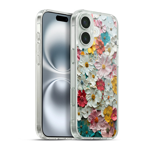 Nature Magick Paint Blobs Colorful Soft Gel Case for Apple iPhone 16 Plus & MagSafe
