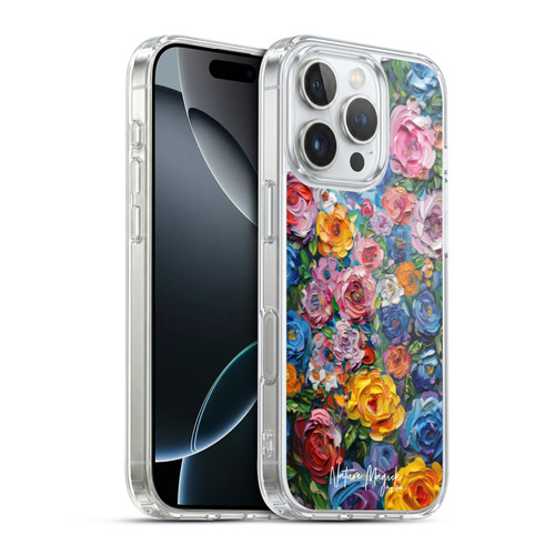 Nature Magick Paint Blobs Buds Soft Gel Case for Apple iPhone 16 Pro & MagSafe