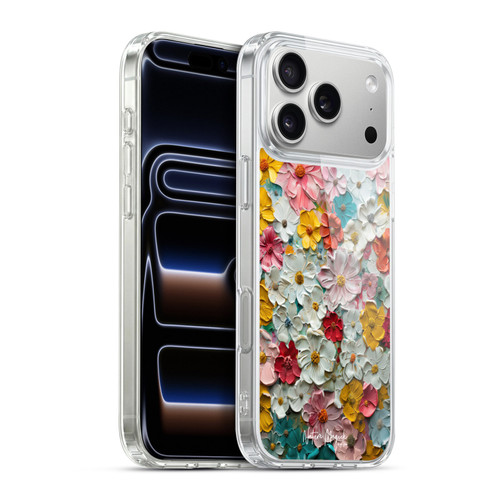 Nature Magick Paint Blobs Colorful Soft Gel Case for Apple iPhone 17 Pro Max