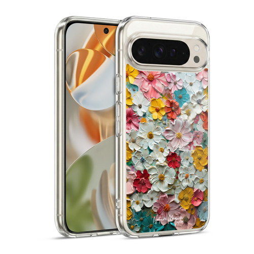 Nature Magick Paint Blobs Colorful Soft Gel Case for Google Pixel 9 / Pixel 9 Pro