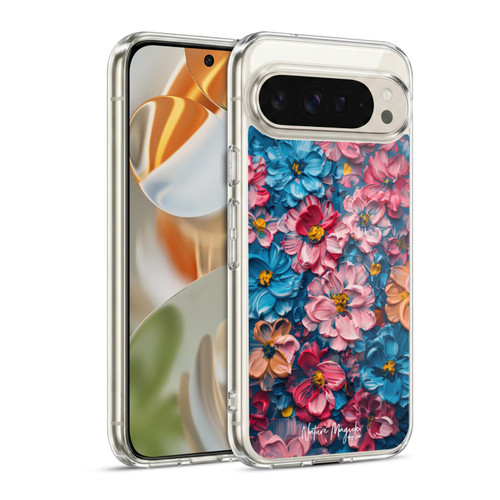 Nature Magick Paint Blobs Elegant Soft Gel Case for Google Pixel 9 / Pixel 9 Pro