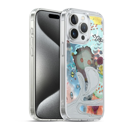 Wyanne Cat Abstract Kitty Soft Gel Case for Apple iPhone 15 Pro & MagSafe
